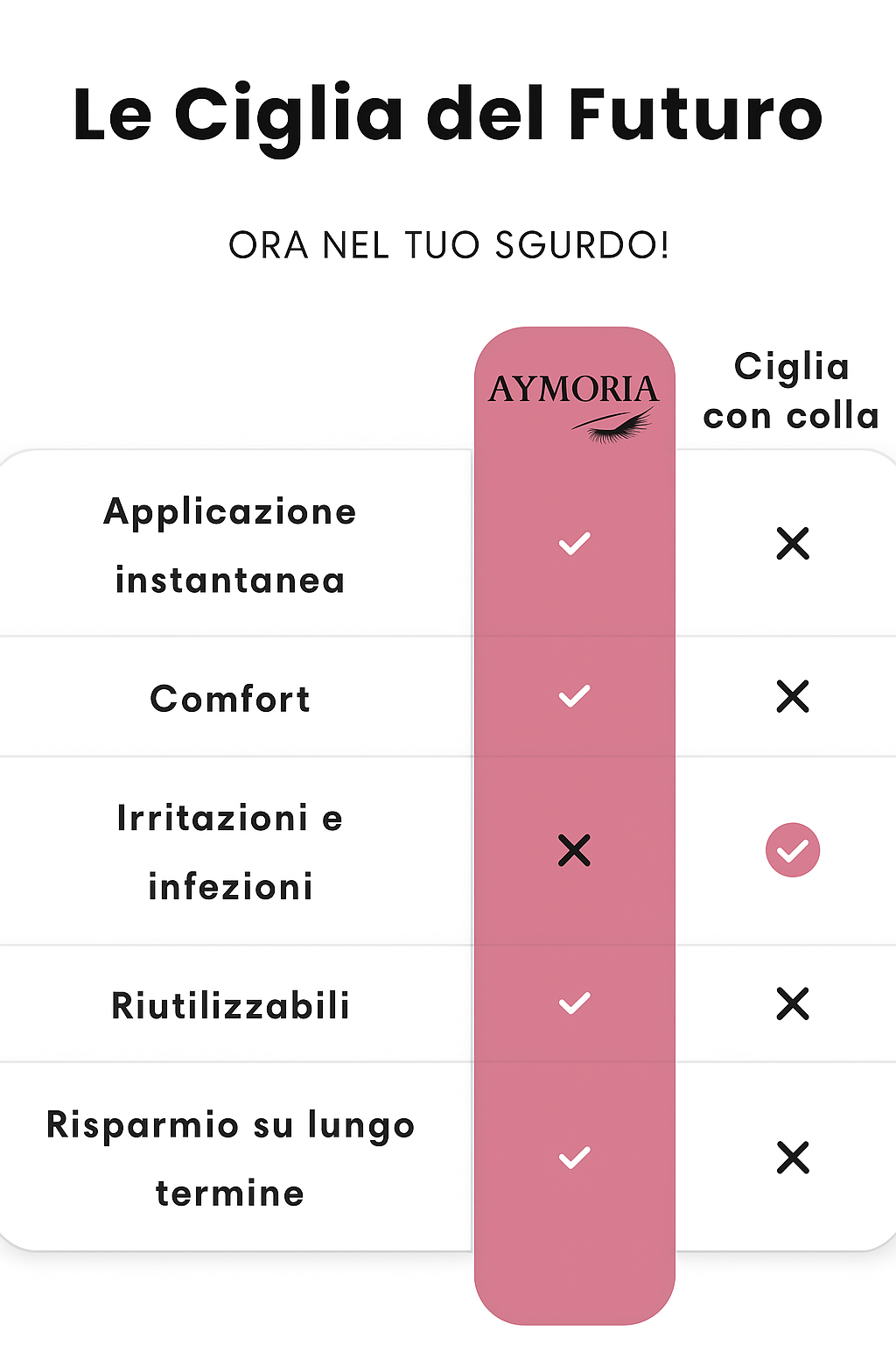 AYMORIA - Ciglia Magnetiche